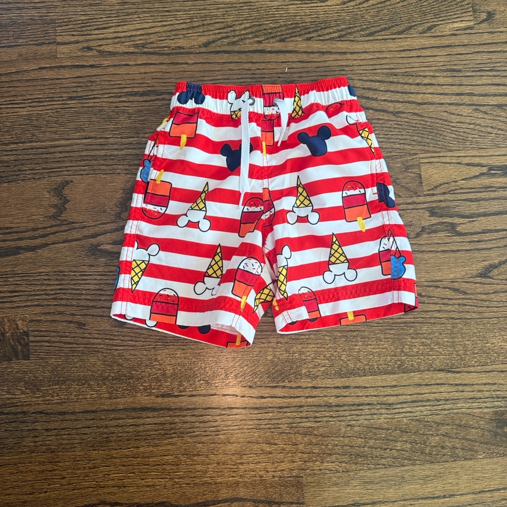 Hanna Andersson Red and White Striped Kids Shorts